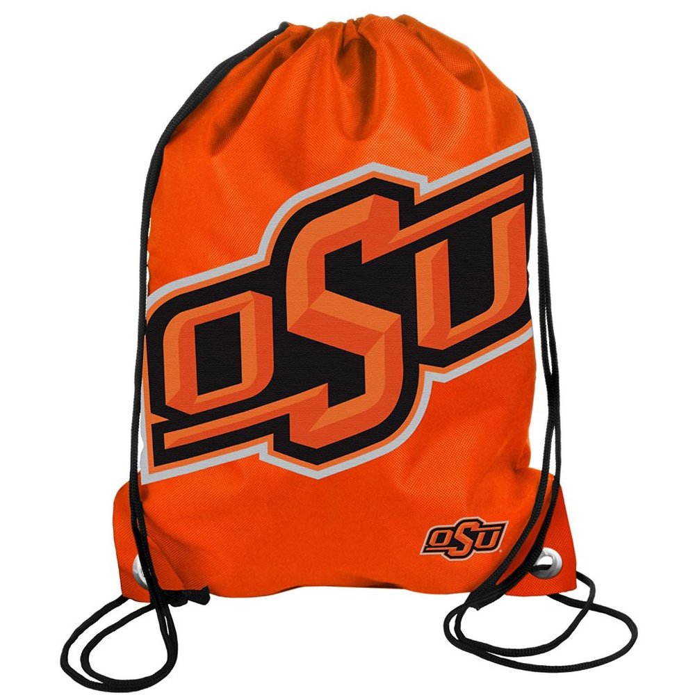 NWT Oklahoma State Cowboys Oversize Logo Drawstring Backpack ORANGE